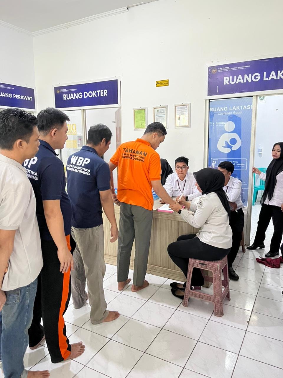 Tes Urine Digelar, Lapas Narkotika Pangkalpinang Pastikan Petugas dan Warga Binaan Bebas Narkoba